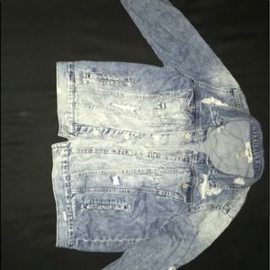 Distressed Jean Jacket